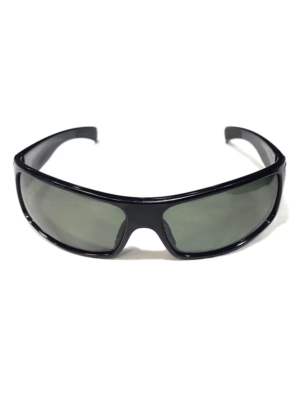 Bolle Black Rectangle Gray Wrap Sunglasses